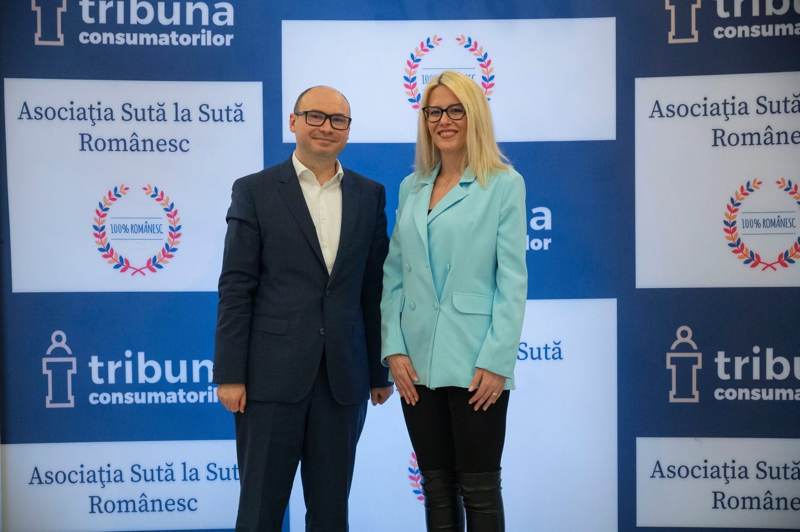 Florentina la un eveniment Tribuna Consumatorilor și Asociația Sută la Sută Românesc
